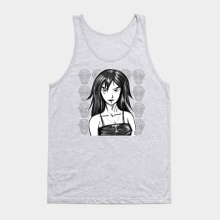 death from sandman skeleton woman ecopop Tank Top